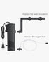 NICREW Submersible Aquarium Internal Filter, 20-40 Gallon Power Filter with Aeration System, 185 GPH, 10W