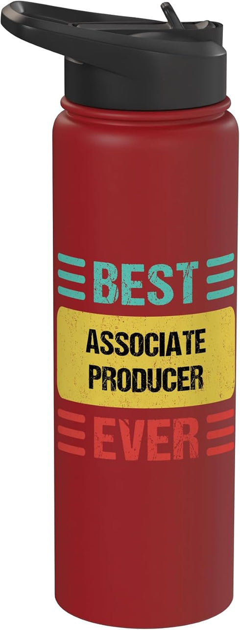 Associate Producer Shirts & Gifts Associate Producer Stainless Steel Insulated Water Bottle