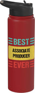 Associate Producer Shirts & Gifts Associate Producer Stainless Steel Insulated Water Bottle
