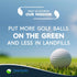 48 Clean Green Golf Balls | Recycled Golf Balls | Titleist, Callaway, Taylormade | Pinnacle, Top-Flite, Kirkland |