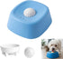 Lavaarite Interactive Slow Feeder Dog Lick Bowl for Liquid Treats Spill-Proof Ball-in-Bowl Design