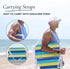 1 200lbs CARIBBEAN JOE Folding Beach Chair, Position Lightweight and Portable Foldable Outdoor Camping Accessories