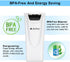 Aquarium Power Filter in-Tank Ultra Silent Small Fish Tank Filter 3W for 1 to 10 Gallon Tank, 1 Yr Warranty