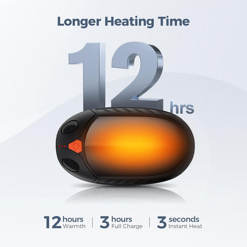 Hand Warmers Rechargeable 2 Pack, Pocket Size Electric Handwarmers with AI Temperature Control, Great Gift for Outdoors