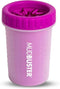 Dexas MudBuster Portable Dog Paw Washer in Fuchsia for Dogs and Cats
