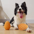 Mewajump Heavy Duty Pinecone Durable Natural Rubber Dental Teeth Cleaning Dog Feeder Chew Toy for Large Medium Dogs