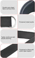 Pilates Straps Pack of 2, Anti-Slip Double Loop D Ring Straps for Home Gym Workout Yoga Exercise Accessories