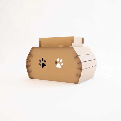 Carlson Cat Camper with Scratching Pad, Includes One Cat Door, Three Paw Windows, and One Scratching Pad