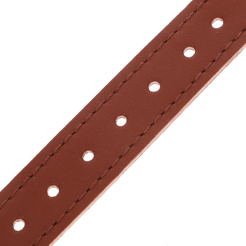 Toddmomy 1 Pair of Adjustable Bike Basket PU Straps, Leather Straps for Bike Bicycle, Brown