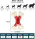 Beef Flavor Durable Nylon Bone Dog Toy for Medium and Large Breeds (RED)