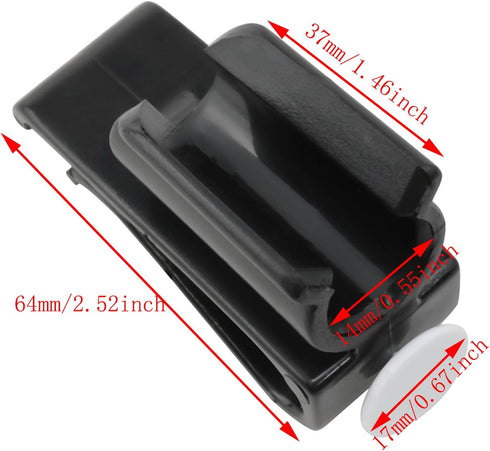 Golf Bag Clips for Clubs, Putter Clip for Black Golf Bag, Golf Club Bag Clip Accessories - 6PCS