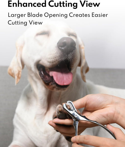Trimmer HomeRunPet Dog Nail Clippers, All Steel with Sharp Blade for Thick Nails, Ergonomic Non-Slip Handles