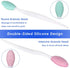 Dog Toothbrush, 4 Packs Silicone Pro Double-Sided Dental Brushes Set for Small Dogs and Cats