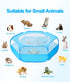 Chinchillas, Small Animal Playpen with Cover, Portable Pop Up Pet Enclosure for Rabbits, Guinea Pigs, Hamsters, Ferrets