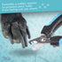 Pet Nail Grooming Tool with Stainless-Steel Nail Clippers and Trimmers, Enhanced Safety for Overcutting Protection