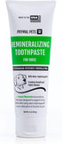 Prymal Pets Remineralizing Dog Toothpaste with Nano-Hydroxyapatite Bacon Flavor, Fluoride-Free & Safe to Swallow,