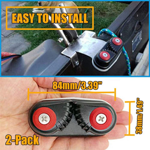 Kayak Cam Cleat, Aluminum Fast Entry Cleats for Boat Canoe Sailing Dinghy