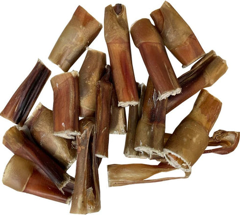 Amazing Dog Treats - Bully Stick Bites (1 Lb. Bag) Premium Dog Chews - Easily Digestible Bully Stick Dog Treat - 100% Beef Bully Bones