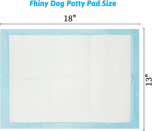 13" 18" 100 Fhiny Rabbit Pee Pads, x PCS Disposable Bunny Cage Liner Leak-Proof Super Absorbent Potty Training Pad