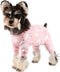 Dog Recovery Suit - Female/Male Dog Onesie for Small Breed Surgery Recovery, Pink Swan, Medium