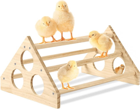 vensovo Chicken Perch Roosting- Woodern Chick Roosts and Perches Stand Training Perch