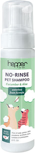 Hepper Waterless No Rinse Dry Shampoo | Dry Shampoo Foam for Dogs, Cats & Other Pets - No Rinse, Just Brush