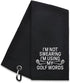 Hafhue I'm Not Swearing I'm Using My Golf Words Golf Towel, Golf Accessories for Men Women, Retirement Gift
