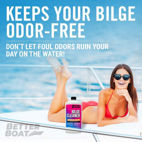 Premium Boat Bilge Cleaner, Marine Concentrate for Heavy Duty Cleaning, Removes Grease, Oil, and Fuel, Ideal Boat Soap
