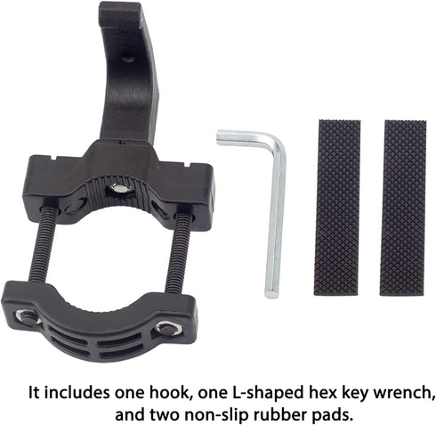 Ziyuan 0.73in-2.11in Universal Hanger Hook for Electric Scooter,Electric Scooter Accessories,Adjustable Hook