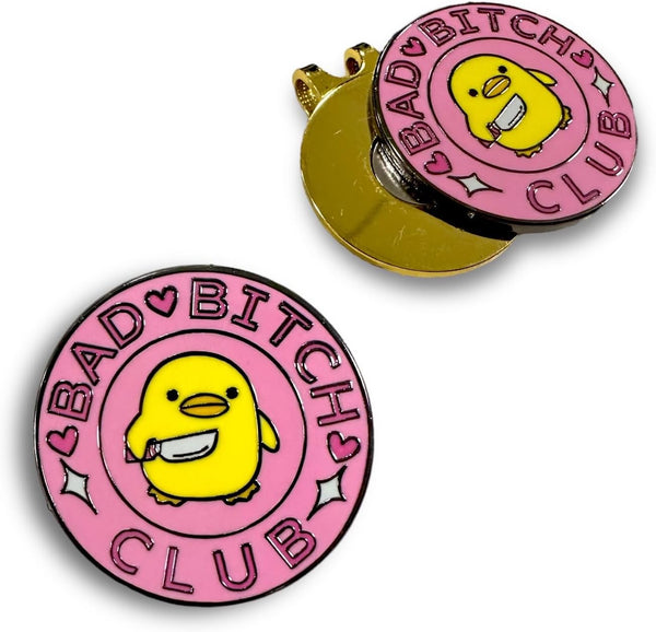 Pink Golf Ball Marker - Anime Design with Magnetic Hat Clip, Cute Accessories