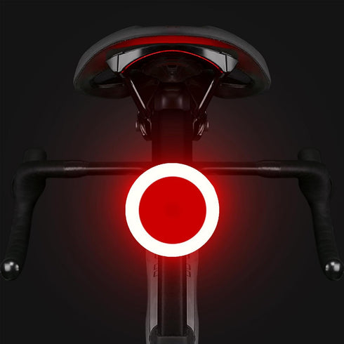 Rechargeable Bike Tail Light LED Bicycle Rear Light, Cycling Night Essential Bright Safety Lamp with 5 Modes Waterproof