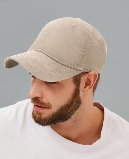 Oversize XXL Baseball Cap for Men and Women, Adjustable Soft Crown Hat for Big Heads 23.6"-25.6"