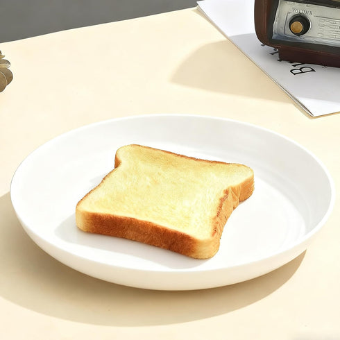 XILEDUO 4 Set, 7.8 Inch Pcs Unbreakable Wheat Straw Plates Reusable Plastic Dinner Plates, Microwave Dishwasher Safe