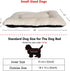 Washable Dog Crate Bed for XX-Small Dogs, Deluxe Thick Flannel Comfy Kennel Pad, Anti-Slip Pet Sleeping Mat, 18 x 12