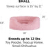 Furhaven Dog Bed for Small Dogs w/ Removable Washable Cover & Pillow Cushion Insert, For Dogs Up to 12 lbs - Ultra Plush Faux Fur Oval Lounger - Pink, Small