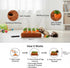 Chinchilla (12Carrot) Ferret Foraging Toys Novelty Carrot Snuffle Mat Interactive Pet Treat Enrichment Toys for Small