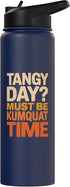Kumquat Fruit SteMi Apparel Kumquat Citrus Fruit Humor Fruity Kumquat Lover Stainless Steel Insulated Water Bottle