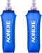TRIWONDER TPU Soft Folding Water Bottles, BPA-Free Collapsible Flask for Hydration Pack - 500ml/16.9oz (Pack of 2)