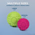 Best Pet Supplies Squeaky Rubber Dog Toy, Ideal for Chewers, Pack of 4 (Fuchsia, Green, Blue, Orange), Medium 2.5"