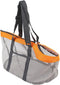 1pc Large Pet Handbag Totes, Mesh Travel Bag, Portable Pet Carrier Bag, Large Puppy Tote in Orange