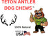 XL Deer Antler Dog Chew - Extra Large, Thick, Jumbo - 6 Inches or Longer for Large Dogs and Puppies