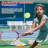 N/H Set of 2 Teenager's Tennis Rackets with Free Ball for Training, Carbon Fiber Top Steel Material Tennis String