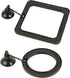 ZRDR Fish Feeding Ring, 2 Pack Black Aquarium Floating Food Feeder Circle with Flexible Lever and Suction Cup