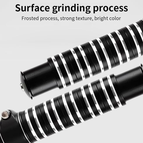 Lixada Bike Stem Riser, Adjustable Handlebar Riser Adapter, Black, Suitable for Mountain Bike, Road Bike, MTB