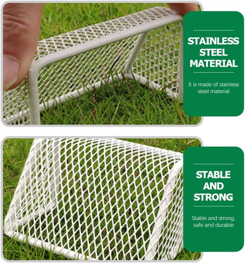 POPETPOP Fish Tank Decorations Mini Soccer Goal, Indoor Mini Net Football Frame Toy for Aquarium Decor