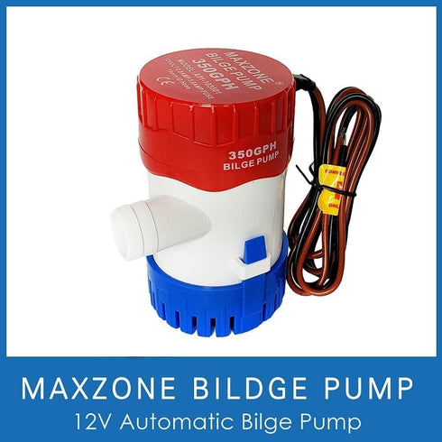 12v Submersible Boat Bilge Water Pump Non-Automatic Marine Electric Bilge Pump for Ponds, Pools, Spas Silent, Boat