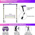 Portable Pilates Bar Kit with Resistance Bands, Guided 8-Week Pilates Plan for Home Equipment