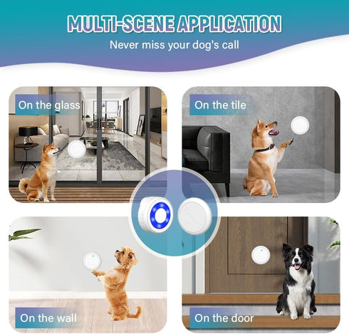 Communication, 58 4 Scirove Wireless Dog Door Bell - Dog Bells to Go Outside for Potty Training, Dog Buttons