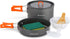 Odoland 9pcs Camping Cookware Set - Non-Stick Lightweight Pots and Pans with Plastic Bowls for Outdoor Cooking