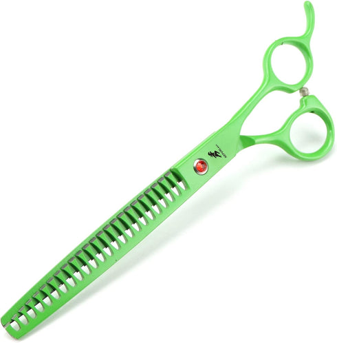 Twinkel Pinkel 7.0-Inch Set 5 Dog Grooming Scissors Pet Grooming Kit Fishbone Teeth Thinning Shears with Forceps